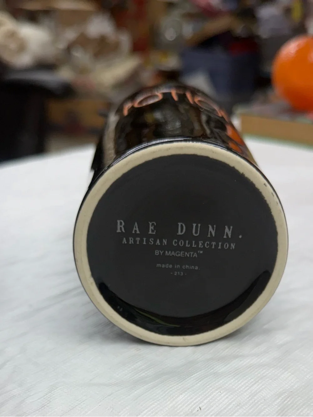 Rae Dunn Black 'Spooky' Pumpkin soap pump & Potion Lotion Pump Set